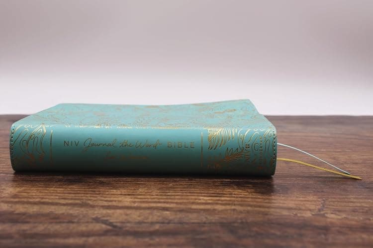 NIV, Journal the Word Bible for Women (Perfect for Note-Taking), Leathersoft, Teal, Red Letter, Comfort Print: 500+ Prompts to Encourage Journaling and Reflection thumbnail 9