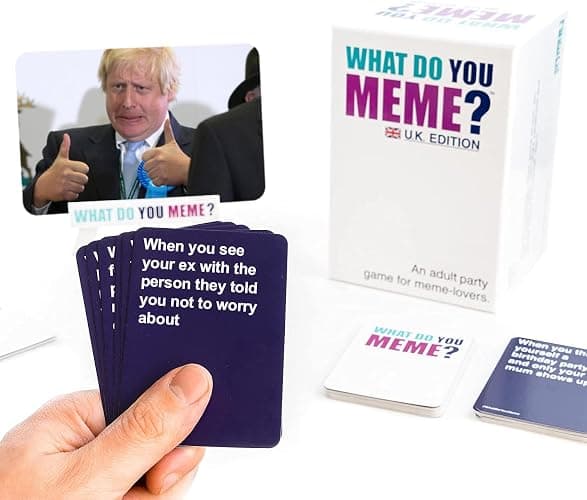WHAT DO YOU MEME? Core Game - The Hilarious Adult Party Game for Meme Lovers (UK Edition) thumbnail 4