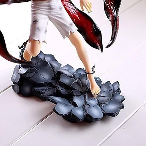 Jiumaocleu Tokyo Ghoul Figure Kaneki Ken Figure Statue 23cm Anime Action Figure Model, 2 Head Changeable, PVC Handmade Collectible Desktop Decoration thumbnail 2