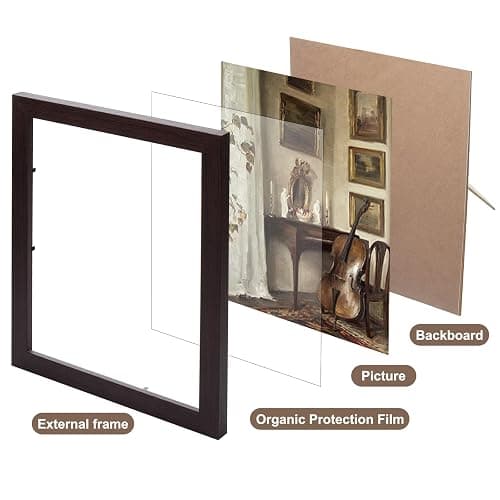 10 Pack Vintage Picture Frames for Wall or Tabletop Display Ornate Vintage Picture Frames Vintage Wall Art for Gallery Bedroom Living Room Antique Photo Frame for Wall Décor(Classic) thumbnail 4