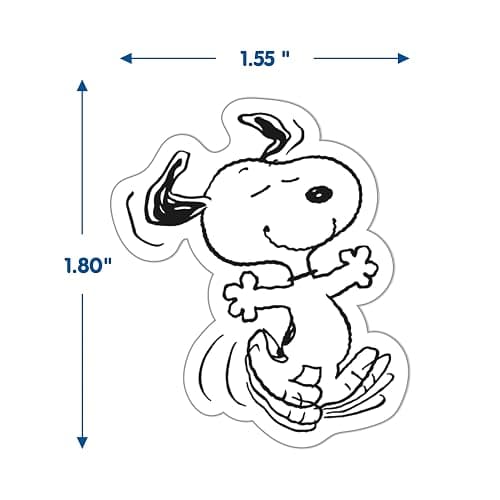 Eureka Peanuts Snoopy Extra Large Stickers for Kids and Teachers, Multicolor, 36 Pieces thumbnail 5