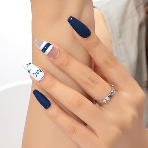 MAYCHAO Navy Blue Gel Nail Polish 1Pc Dark Blue Gel Polish Soak Off UV LED Nail Polish Nail Art Starter Manicure Salon DIY at Home, 0.5 OZ thumbnail 3