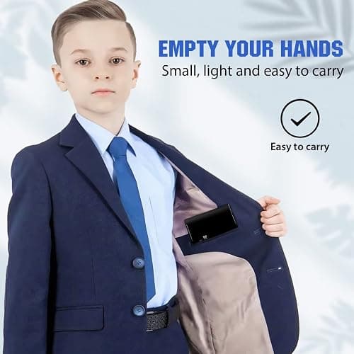 Teen Boys Cool Wallet Funny Leather Wallets Credit Id Card Cash Holder Black Rfid Blocking Zipper Cute Kawaii Aesthetic Wallets With Coin Pocket Id Window For Teen Boy Male Youth Guys Men Teenager thumbnail 6
