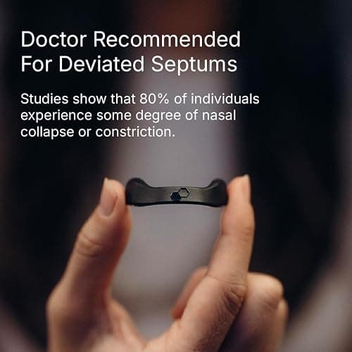 Intake Breathing Magnetic Nasal Strips Starter Kit (15 Count, Black) - Boost Oxygen Intake, Reduce Snoring, Improve Sleep Quality - Sweat Resistant, Nasal Strips - Extra Strength Snoring Solution thumbnail 6
