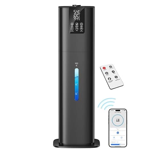 Honovos Smart Humidifiers Large Room Bedroom Home, 2.11Gal(8L) Quiet Top Fill Cool Mist Humidifier, Smart App & Remote Control, 3 Speed Humidifier with 360° Nozzle, Humidity Setting for Baby Office - Image 1