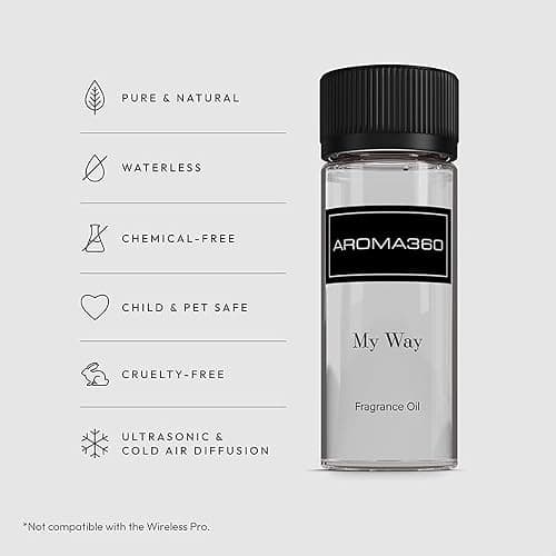 Aroma360 - My Way Fragrance Oil Blend - Hotel Inspired for Luxury Essential Oil Diffusers - Aromatherapy Scent Diffuser - Lush Sandalwood, Warm Cedar, and Delicate Florals - 50ML thumbnail 3