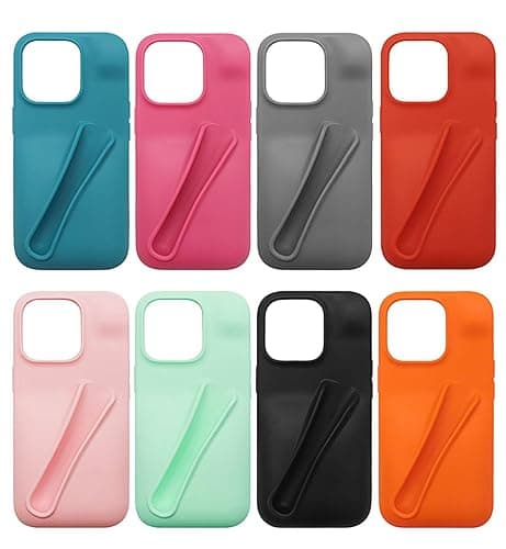 Jtsery Lipgloss Holder Case for iPhone 16, Lip Gloss Case Lipstick Lip Glaze Stylish Silicone Funny Women Girls Cover for iPhone 16 6.1 inch 2024 (Pink) thumbnail 5