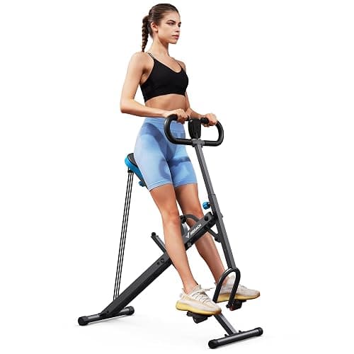 MERACH Squat Machine, Squat Rowing Machine with Adjustable Resistance, 350 LBS Max Weight Capacity, Easy Setup & Foldable, Glutes & Leg Home Workout Machine - Image 1