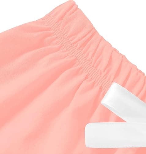 LYANER Women's Cotton Pajamas Set Button Short Sleeve Shirt with Shorts Set PJs Loungewear thumbnail 4