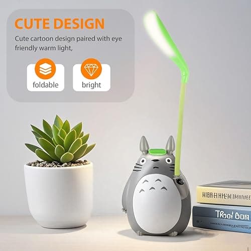 Totoro Lamp, Totoro Merchandise, My Neighbor Totoro Merchandise, Studio Ghibli Decor, Studio Ghibli Gifts thumbnail 6