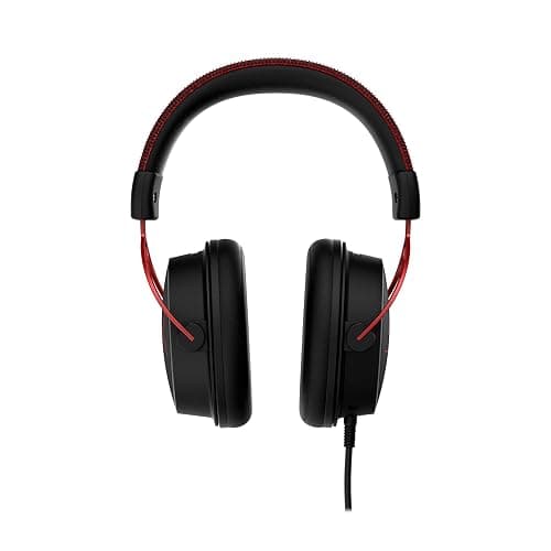 HyperX Cloud Alpha - Gaming Headset, Dual Chamber Drivers, Legendary Comfort, Aluminum Frame, Detachable Microphone, Works on PC, PS4, PS5, Xbox One, Xbox Series X|S, Nintendo Switch and Mobile – Red | Dual Chamber Drivers, Legendary Comfort, Aluminum Frame, Detachable Microphone, Works on PC, PS4 thumbnail 7