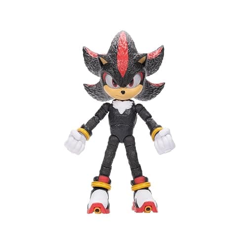 Sonic The Hedgehog – 5-Inch Shadow Action Figure – 20+ Points of Articulation – Official Collector Toy – Boys & Girls Ages 3+ - Image 1