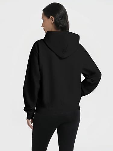 Abonlen Zip Up Hoodies for Women Fleece Jacket with Pockets Casual Sweatshirts Comfy Fall Coats thumbnail 3