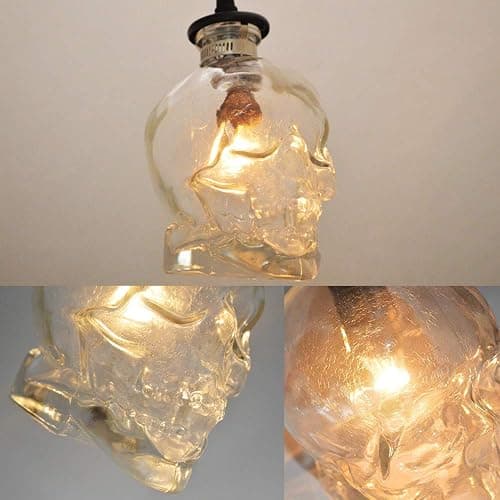 NIUYAO Pendant Light Lamp Dome Shade Hanging Ceiling Light (Skull Shape) thumbnail 4
