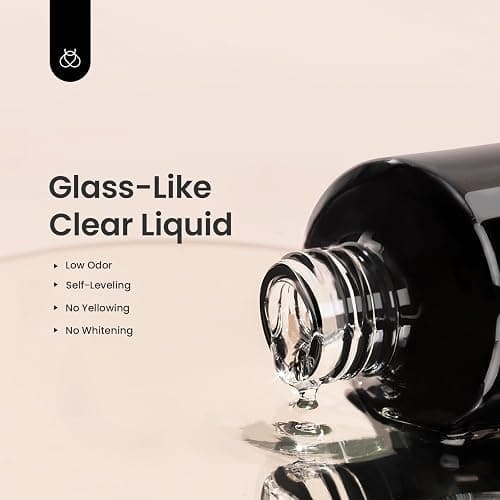 beetles Gel Polish Base Gel Top Coat Set, 2Pcs 15ML Clear Base and No Wipe Top Coat Soak Off UV LED Glossy Shine Finish Long Lasting DIY Nail Salon Manicure Gift for Women thumbnail 2
