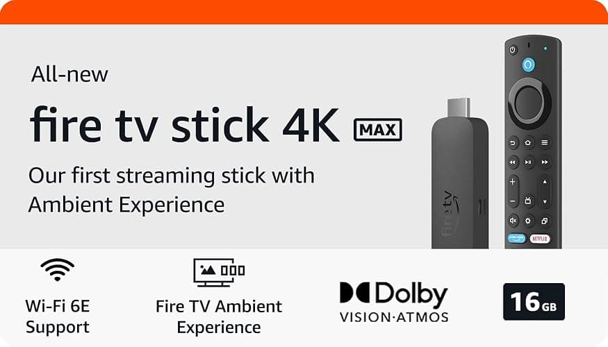 Amazon Fire TV Stick 4K Max streaming device, with AI-powered Fire TV Search, supports Wi-Fi 6E, free & live TV without cable or satellite thumbnail 8