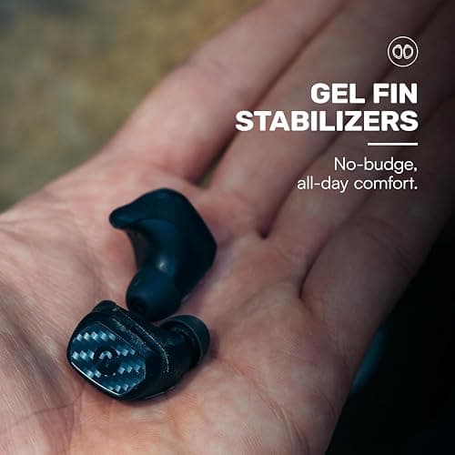 Raycon Impact Earbuds Military-Grade Impact Resistant, IP67 Bluetooth Earbuds with Stereo Sound, 90 Hours of Battery Life, Active Noise Cancellation (Black) thumbnail 6
