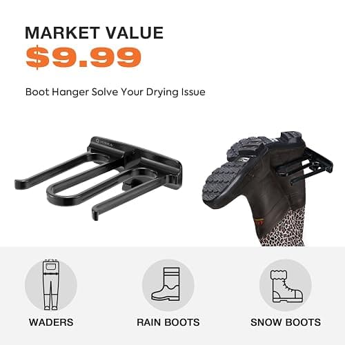 HISEA Womens Chest Waders, 4.5mm Neoprene Leopard Hunting Wader for Women with Insulated Boots, Waterproof Fishing Waders thumbnail 6