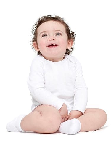 Gerber unisex-baby Multi-pack Long-sleeve Onesies Bodysuit Mitten Cuff Sizes thumbnail 3
