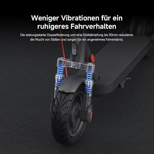 Xiaomi E-Scooter 4 Lite, 4 Pro Plus, 4 Ultra, 5 Elite, 5, 5 Pro oder 5 Max mit Deutscher Straßenzulassung (max 20km/h, bis zu 70km Reichweite und 25% Steigung, Luftreifen, Dual-Bremsen, Display, App) thumbnail 2