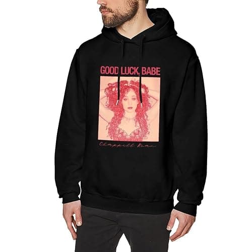 Bruys Men's Long Sleeve Pullover Hoodies Funny Athletic Hooded Sweatshirts Tops - Small - Black-4 - Image 1