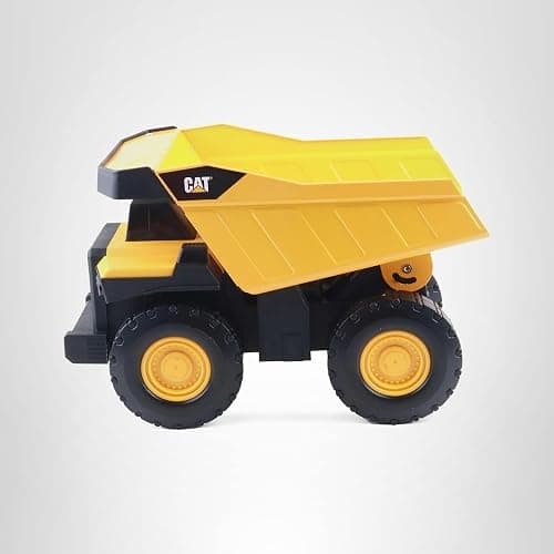 Cat Construction Toys, Steel Dump Truck 16" - Real Steel Body, Working Dump Bed, Oversize All-Terrain Wheels, Heavy-Duty Construction Vehicle for Indoor/Outdoor Play, Kids Ages 3 + thumbnail 8
