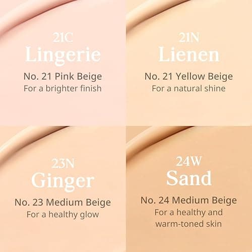 CLIO Kill Cover Mesh Glow Cushion Foundation ([Refill Included] 15g*2, 24W SAND), Glass Skin, Long-Lasting, Lightweight, Buildable Coverage, Glowy Skin Makeup thumbnail 6