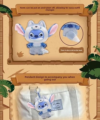 MINISO Disney Stitch Wild Animal Series Vinyl Surprise Box Figure Model Random Design Blind Box Toy Collectible Toy for Home Decor Birthday Gifts (Random One Figure) thumbnail 9