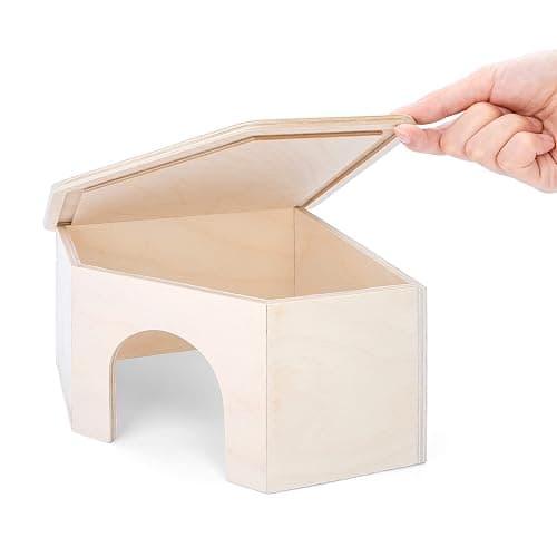 Niteangel Birch Chamber-Maze Hamster Hideout - Small Pets Woodland House Habitats Decor for Hamster Mice Gerbils Mouse thumbnail 6