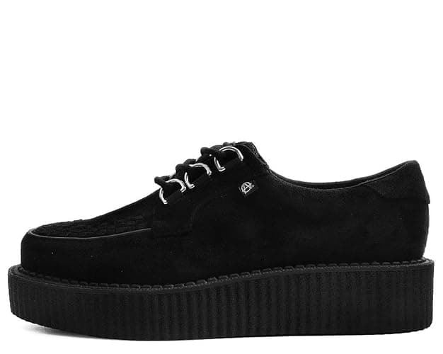 T.U.K. Faux Suede Creeper Sneaker for Women and Men | 3 Dring Lace Up Shoes and Interlace | Classic Round Toe and Sole | Comfort for Everyday Wear thumbnail 3