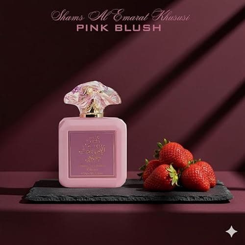 Ard al Zaafaran Pink Blush Shams Al Emarat Khususi, Marshmallow Blush Perfume For Women, Eau de Parfum - 100 ML (3.4 OZ) Romantic & Sweet Arabian Perfume - A Captivating Scent wrapped in Pink Bottle thumbnail 7