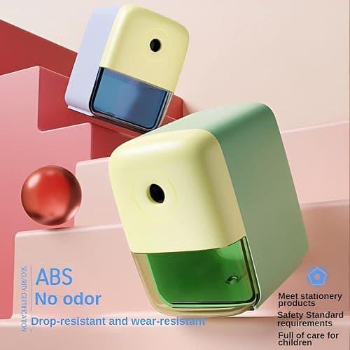 ZQS Manual Pencil Sharpener, Auto-in Hand Crank Pencil, for 6.9-8 mm Pencils and Colored Pencils, for Kids, Students, Classroom, Home and Office, Green thumbnail 7