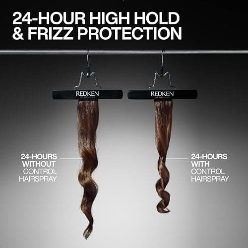 Redken Control Hair Spray 28 - Long-Lasting Style Memory For 24 Hours, Anti-Frizz & Maximum Hold, Humidity Resistance, For All Hair Types thumbnail 4
