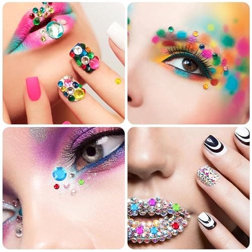 JOLCEEY 3034pcs Gem Stickers, Rhinestone Self Adhesive Gems, Stick on Gems Jewel Stickers Sticky Gems for DIY Crafts Gluing thumbnail 7