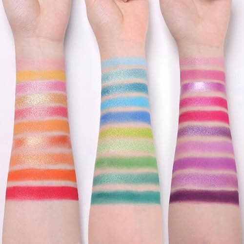 Tintark 30 Colors Makeup Eyeshadow Palette for Beauty & Matte Metallic Shimmer Pearl Glitter Eye Shadow Pallet & Rainbow Colorful Eye Makeup for Girls & Highly Pigment Eyeshadow Cosmetics thumbnail 5