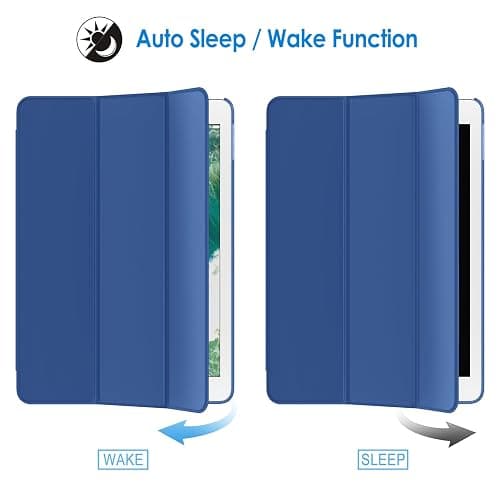 JETech Case for iPad (9.7-Inch, 2018/2017 Model, 6th/5th Generation), Smart Cover Auto Wake/Sleep (Navy) thumbnail 6