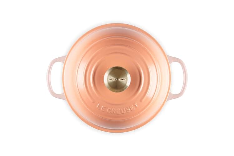 Le Creuset Enameled Cast Iron Signature Round Bread Oven, 9.5", Peche thumbnail 3