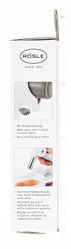 Rösle 12844 Crème Brulee Butane/Propane Adjustable Kitchen Cooking Torch 6.5 in. thumbnail 13