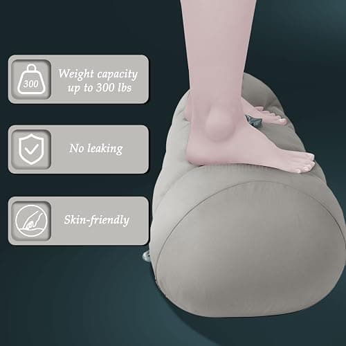 Sex Pillow Couples Sex Toys, Heart Shaped Inflatable Cushion Furniture for Bedroom Dildo Mount, Upsize Pillow with Bondage Cuffs, Cross Strap, Nipple Clamps BDSM Kit thumbnail 7