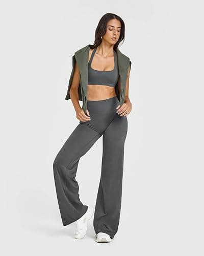 OQQ Yoga Pants Women High Waist Stretch Casual Soft Straight Leg Bottoms thumbnail 5