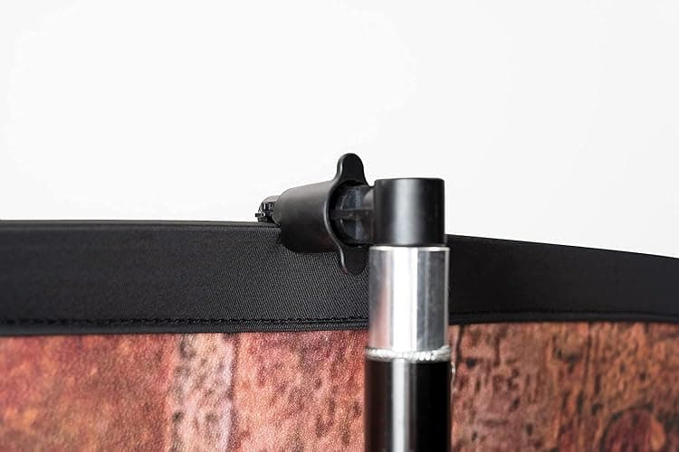 Kate 8ft Collapsible Background Stand Kit for Pop Up Backdrops Tripod Frame with Clamp for Chroma Key Green Screens, Foldable Reflectors Photography Lighting Stand thumbnail 7
