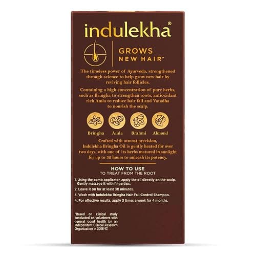 Indulekha Bringha Hair Oil Selfie Bottle 100ml (1 Pack) by Indulekha thumbnail 2