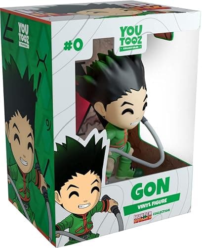 Youtooz Hunter x Hunter Gon Figure, 4.3" Inch Gon Freecss Anime Figure Hunter x Hunter Action Figure by Youtooz Hunter x Hunter Collection - Image 1