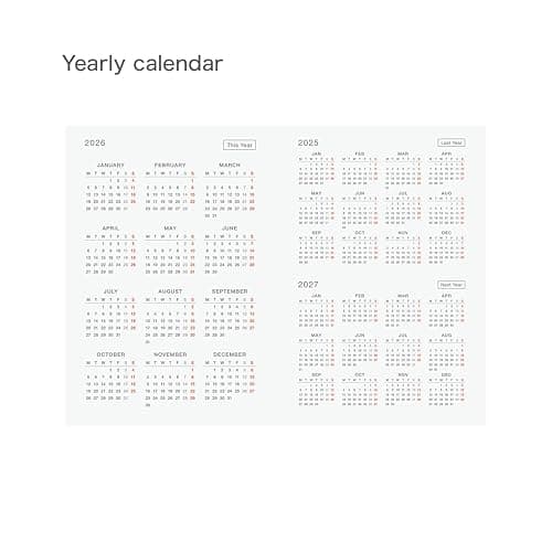 Hobonichi Techo 2026 Original Book – A6, English, Daily, January Start, Monday Start, Planner thumbnail 5