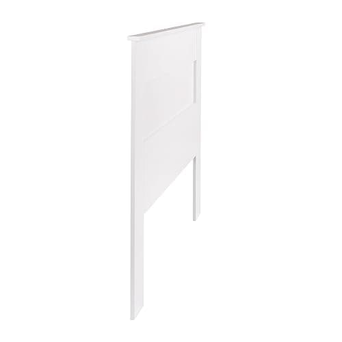 Prepac Stylish Flat Wood Panel Headboard for Queen Size Beds, Simplistic Wooden Queen Headboard 2.25" D x 64.5" W x 48" H, White, WHFQ-1301-1 thumbnail 7