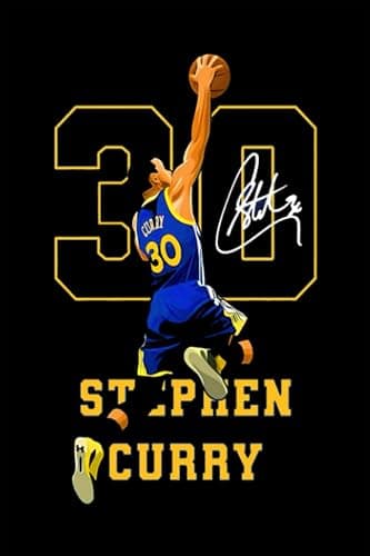 Stephen Curry Notebook: Stephen Curry Wide Ruled, 6x9, 100 Pages | Best gift for Basketball lovers, Perfect present for Stephen Curry fans (Composition Notebooks) - Image 1