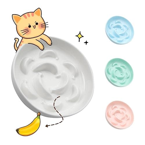 cat bowl slow feeder - Image 1
