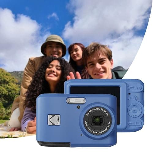 Tedubax Silicone Case for Kodak PIXPRO FZ45 - Anti-Scratch Slim Fit Lightweight Protective Case - Blue thumbnail 4