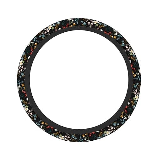 Chic Wildflowers Steering Wheel Cover for Men Women Universal Car Accessories 15 Inch Neoprene Auto Interior Decor thumbnail 6