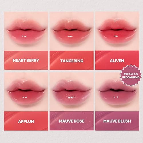 TIRTIR [*Mini Size Waterism Tinted Lip Gloss #06 Honey Nut, 0.06 Fl Oz – Kiss Ready Lipgloss, 12H Long Lasting Non Sticky Natural Tinted Glow Korean Multiuse Cheek and Lip Tint for Women gift thumbnail 6